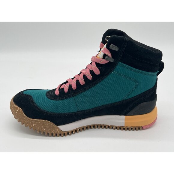 The North Face Womens Size 7 Right Boot Teal/Black With Pink Laces Durable Grip - Picture 3 of 7